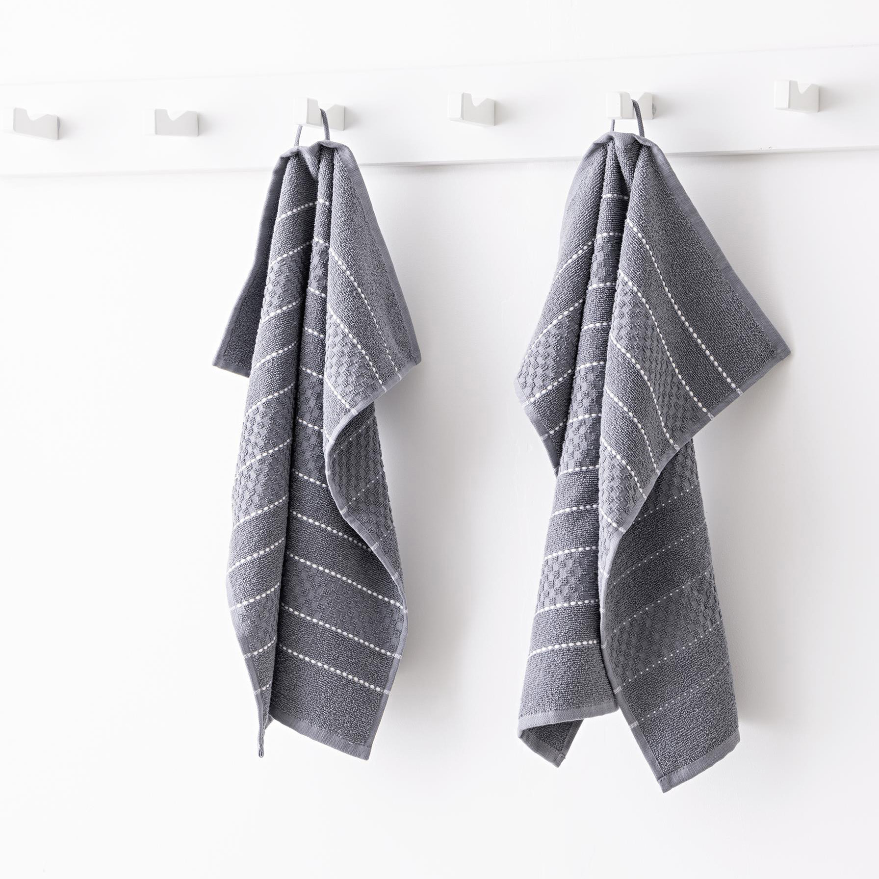 Juego de 2 trapos cocina 50x50 cm 100% algodón