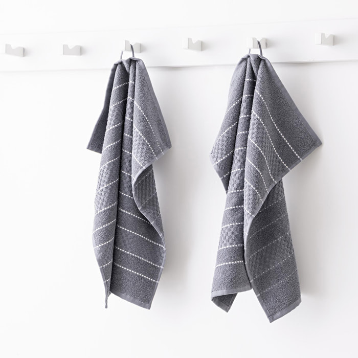 Juego de 2 trapos cocina 50x50 cm 100% algodón