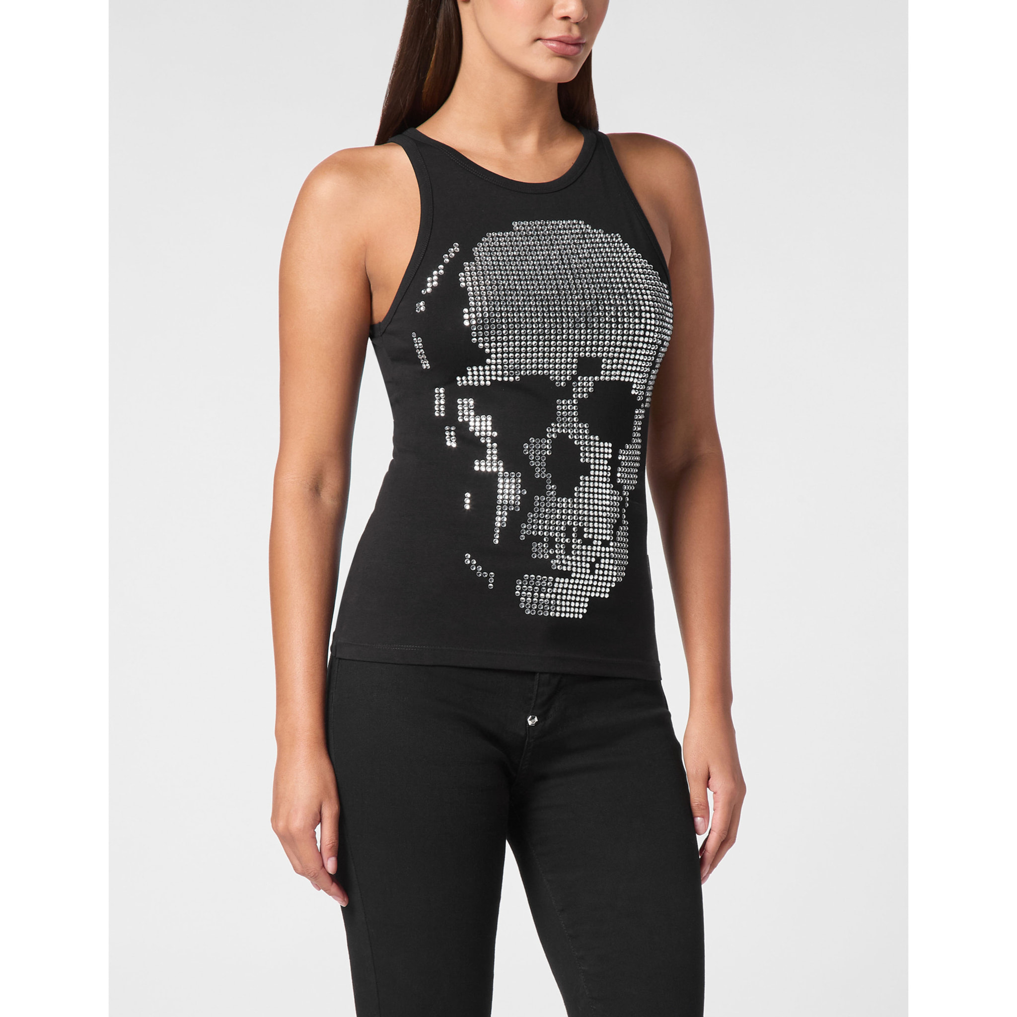 PHILIPP PLEIN Camiseta de tirantes SKULL