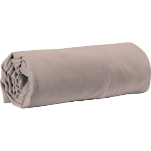 Drap housse coton verveine