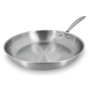 Poêle en acier inoxydable 32cm - fait en France - tous feux TRIPLY