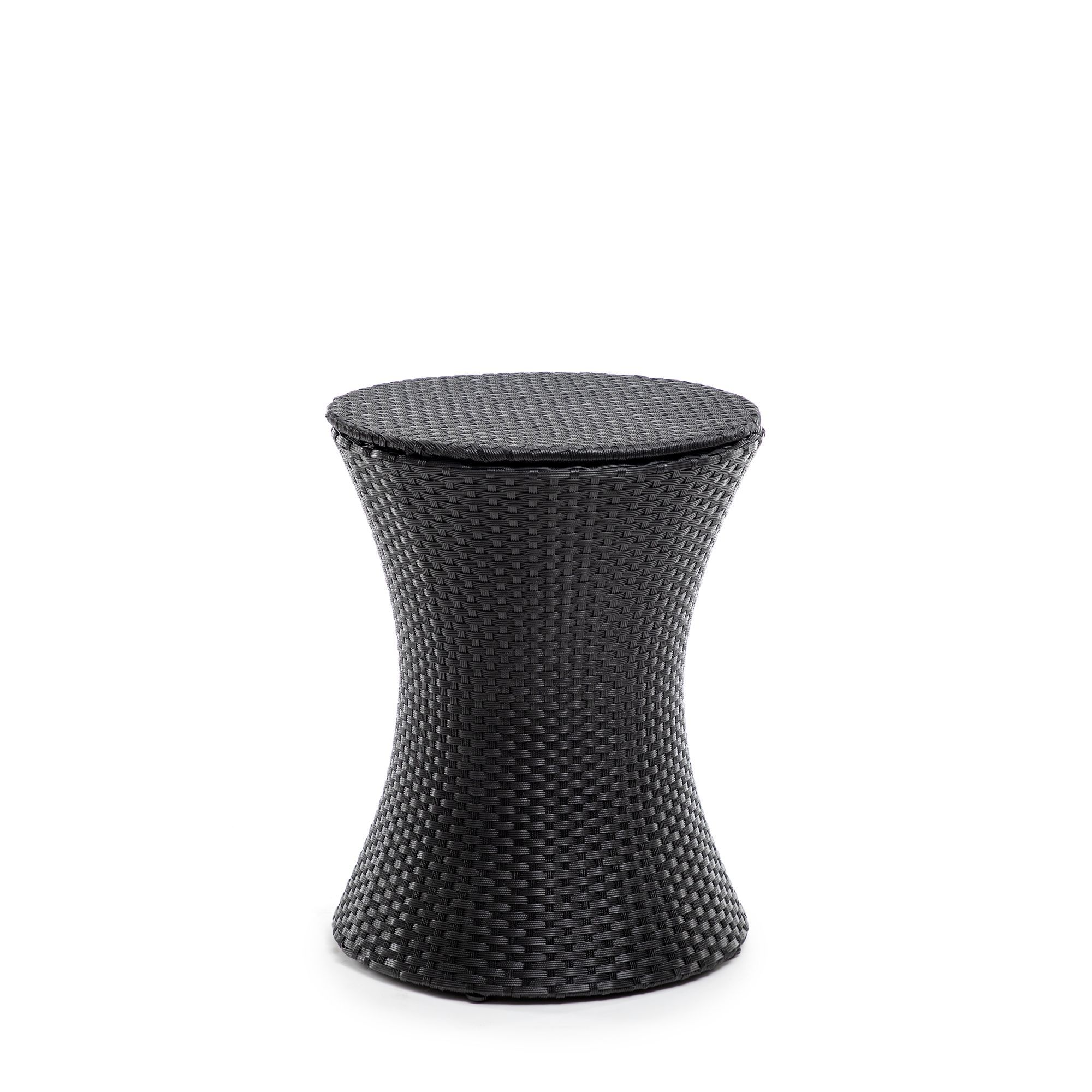 Tavolo frigo 3 in 1 - nero - 44,5 x 44,5 x 56,5 cm