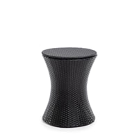 Tavolo frigo 3 in 1 - nero - 44,5 x 44,5 x 56,5 cm