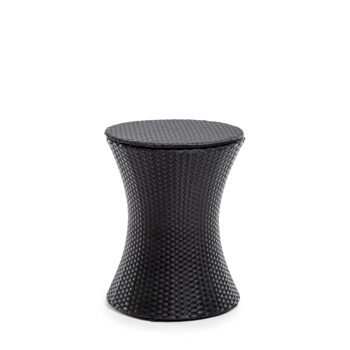 Tavolo frigo 3 in 1 - nero - 44,5 x 44,5 x 56,5 cm
