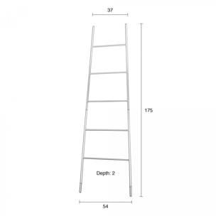 Ladder Rack - Porte-manteaux / magazines : Couleur - Blanc.