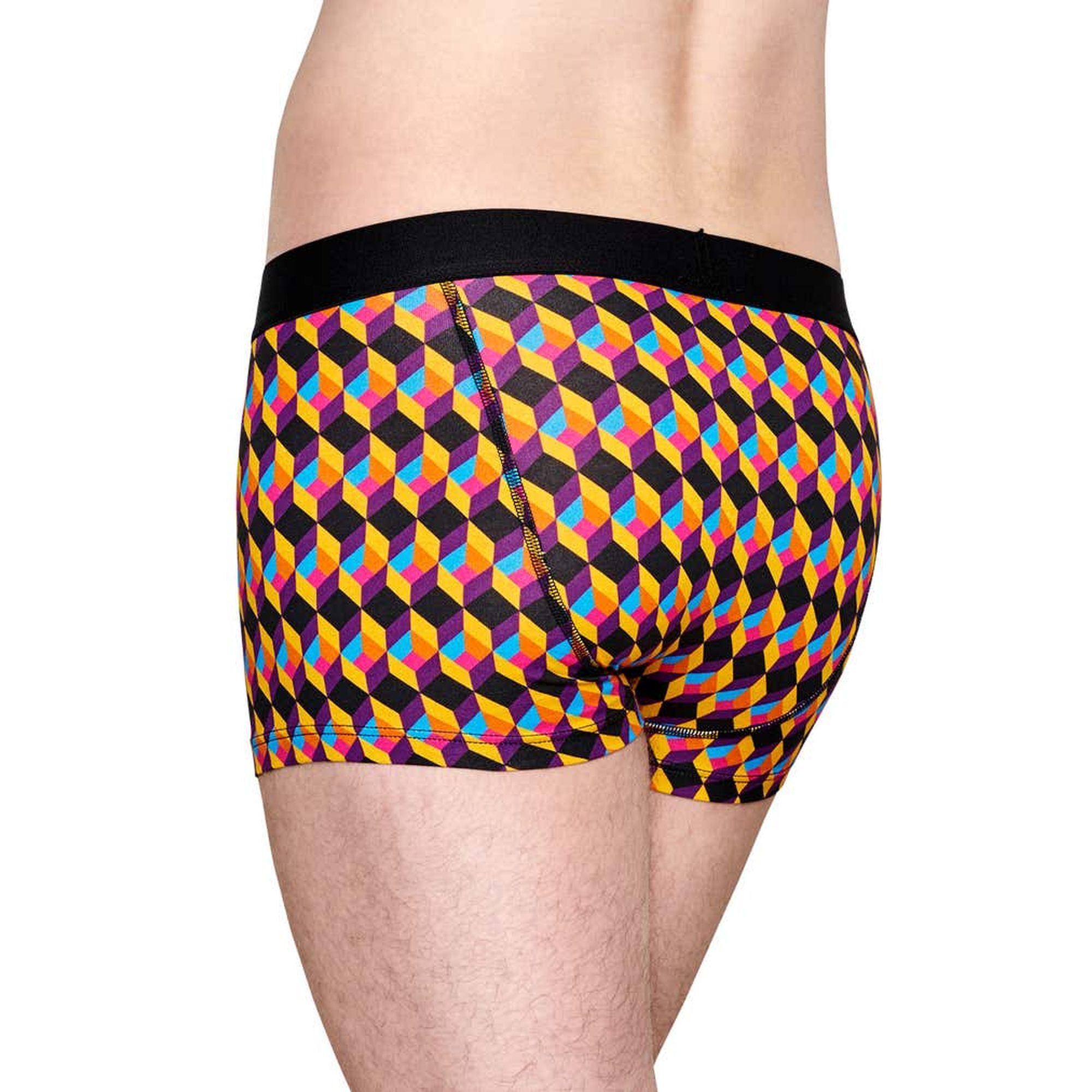 Boxer optic square trunk - Happy Socks