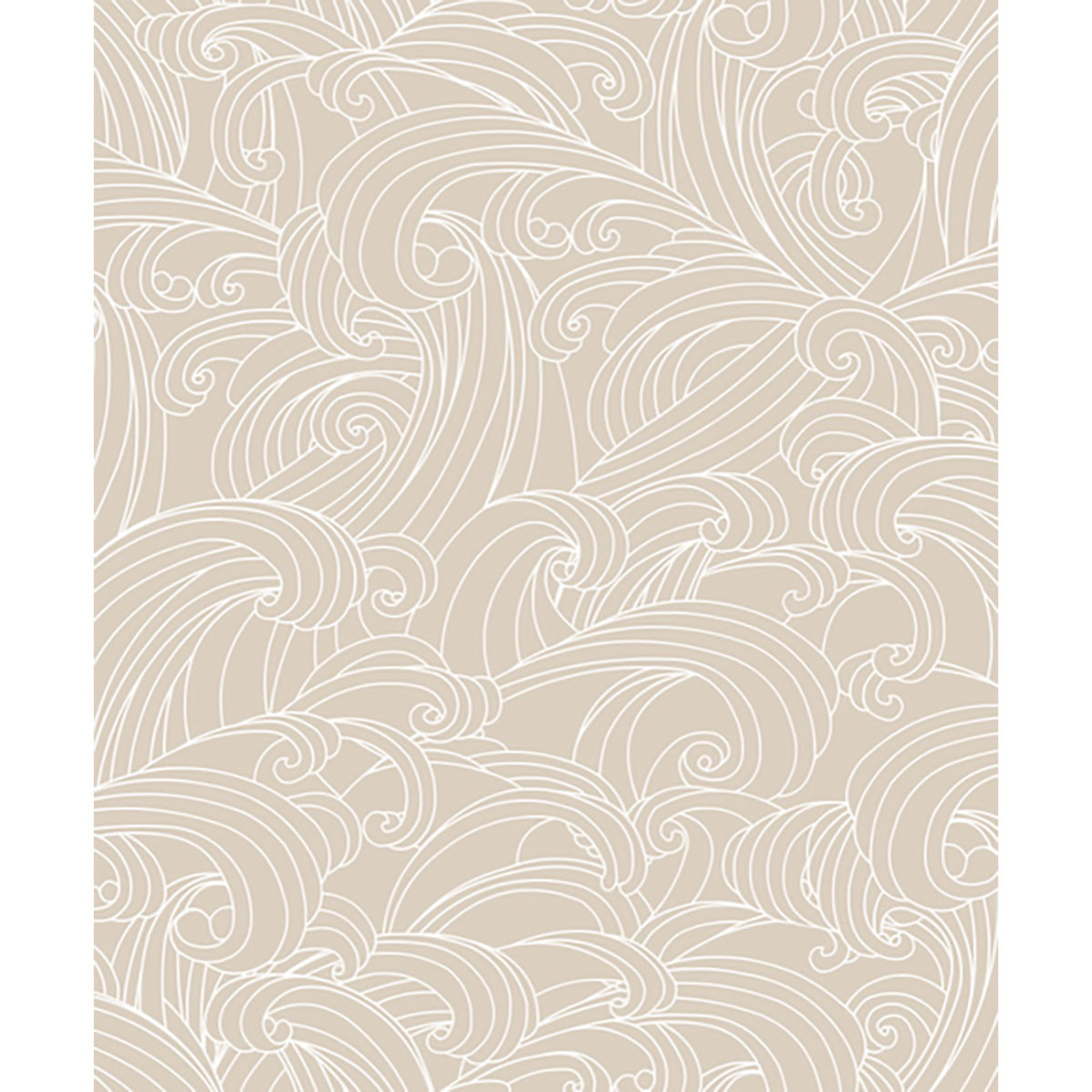 Papier peint vagues japonaises Intissé