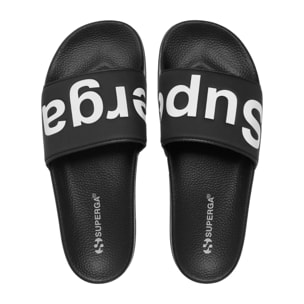 Slippers Superga Uomo Donna Nero 1908 Slides Polysoft