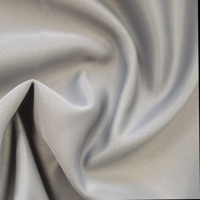 Tissu d'ameublement satin - Gris Perle