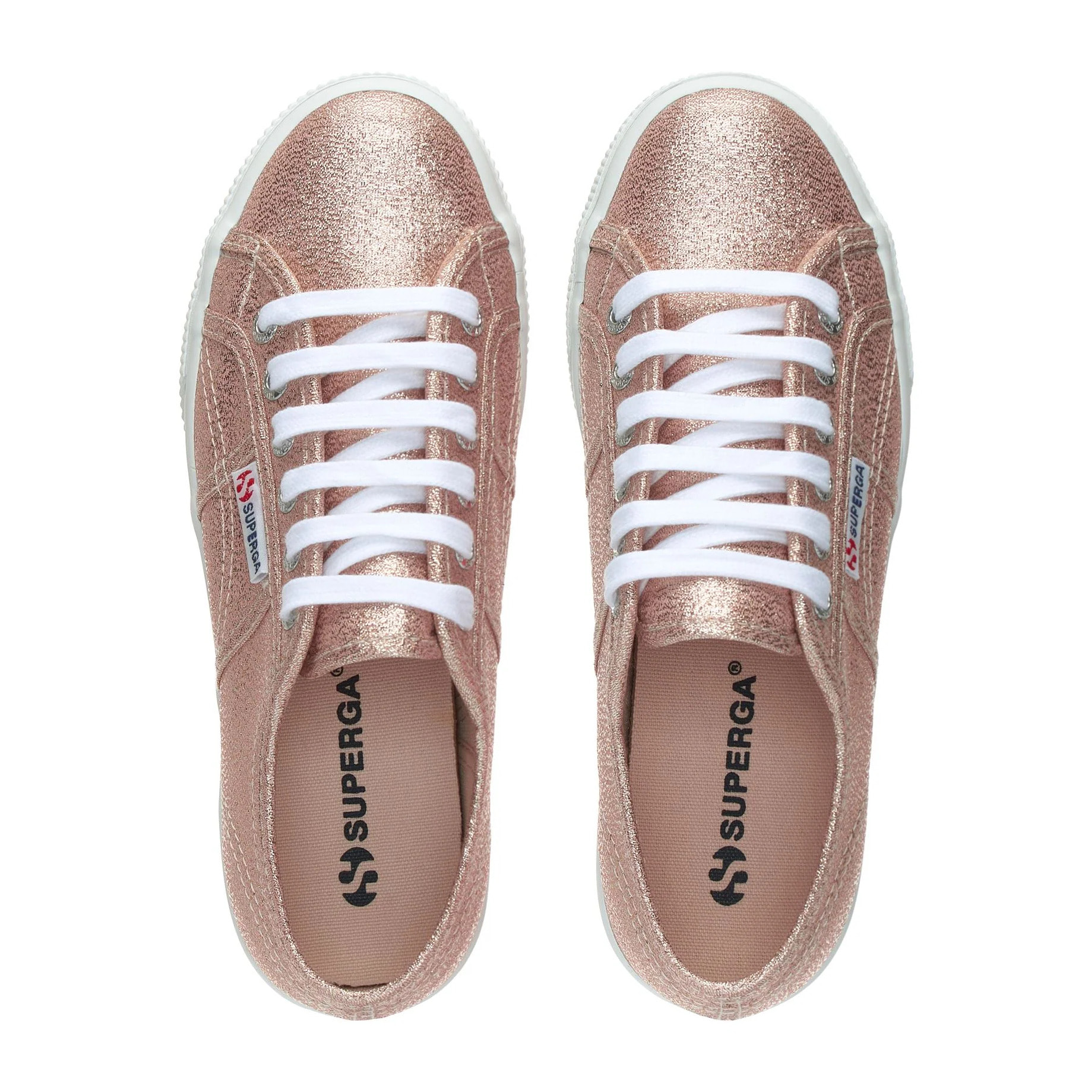 Superga - Zapatos de mujer Mujer Rosa - 2790 Platform Lame