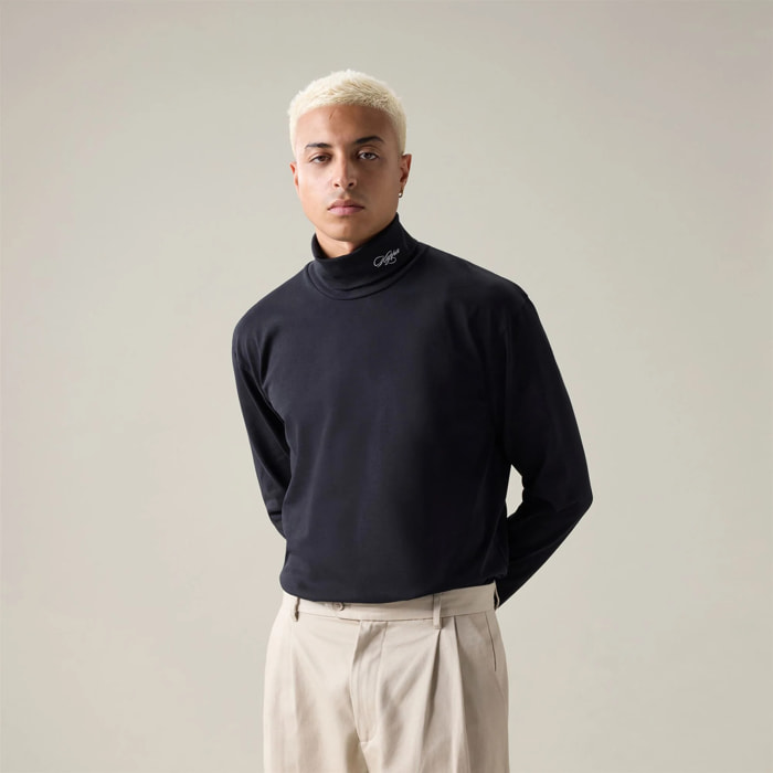 Kappa - T-Shirts & Top Uomo Nero - Authentic Olvea