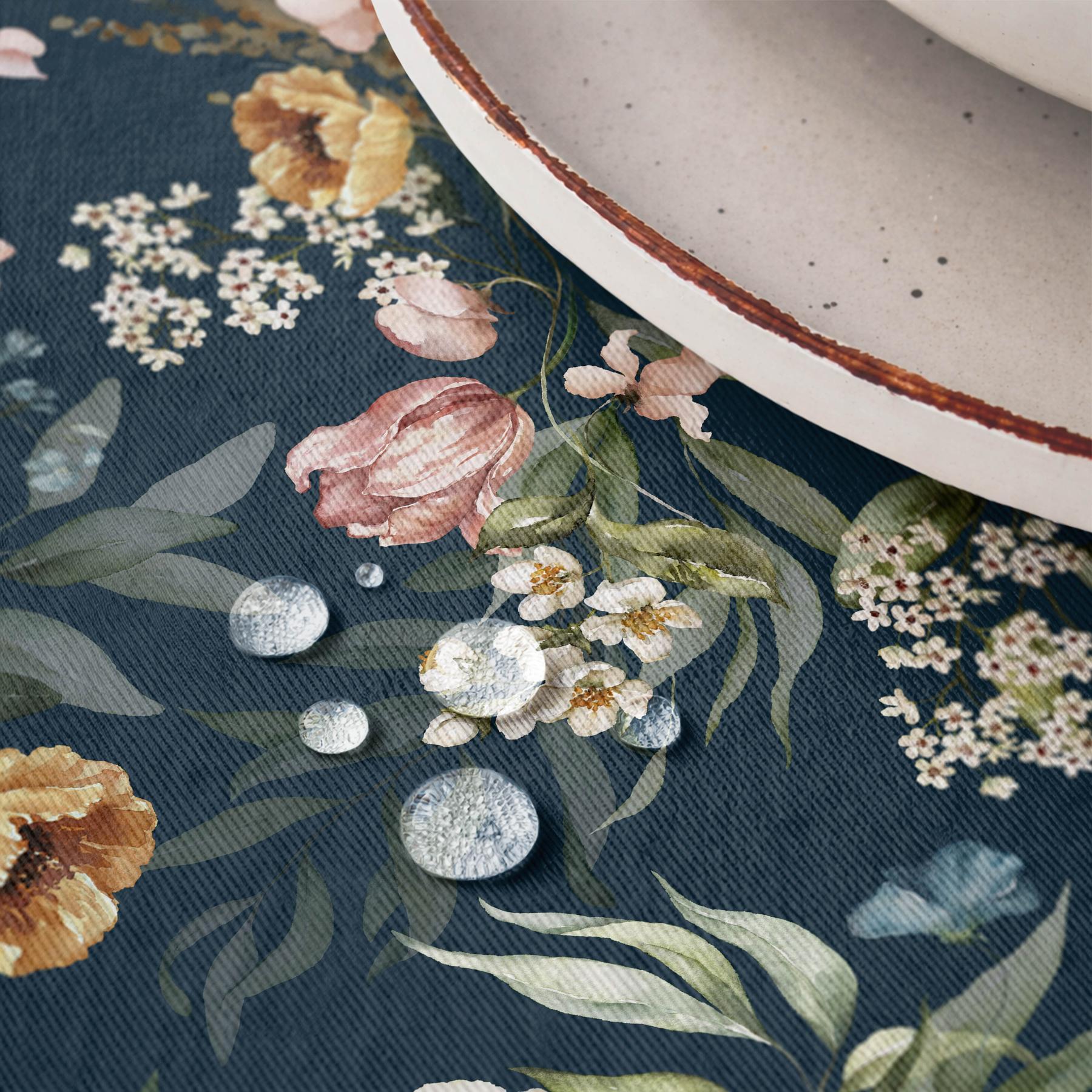 Nappe imprimée anti-taches KENDRA MARINO