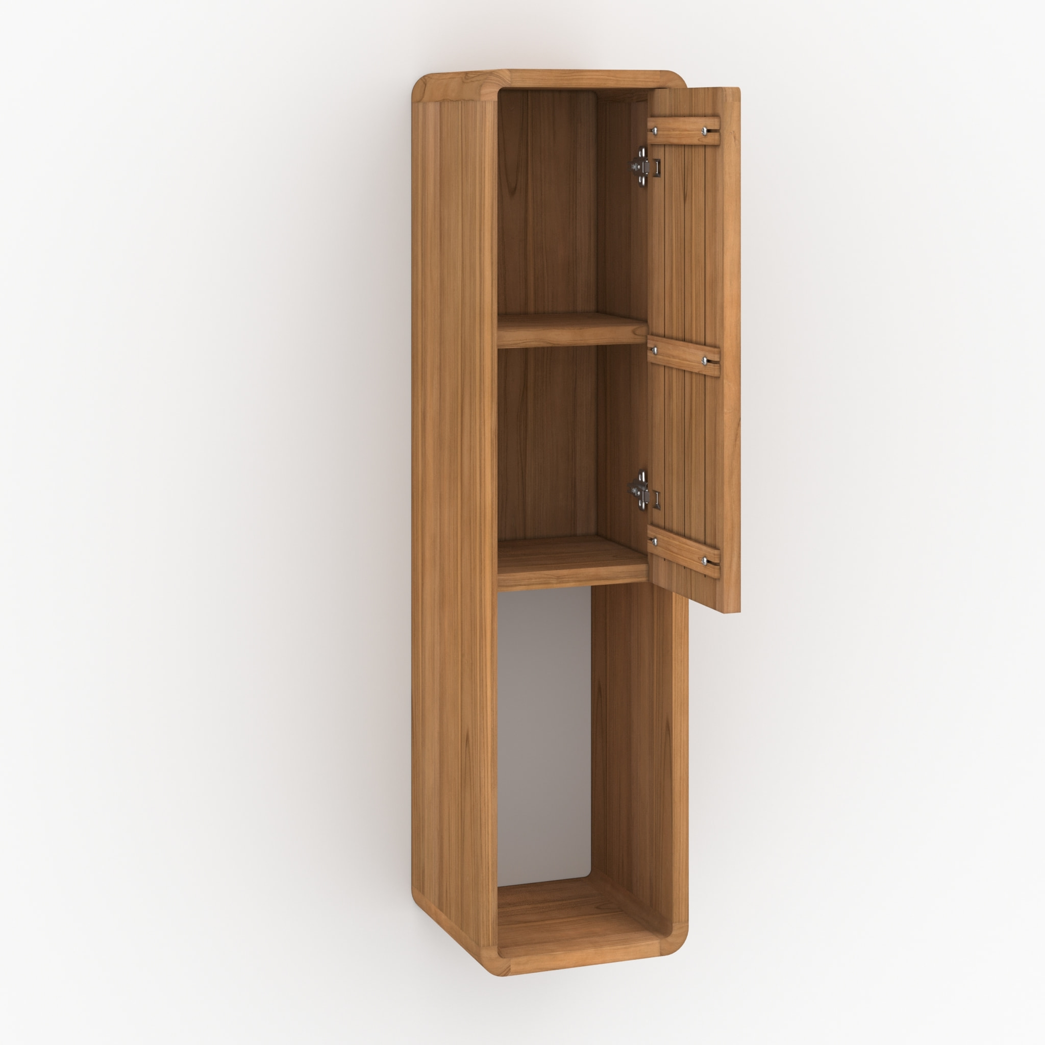 Colonne de salle de bain en bois de teck - Kafa