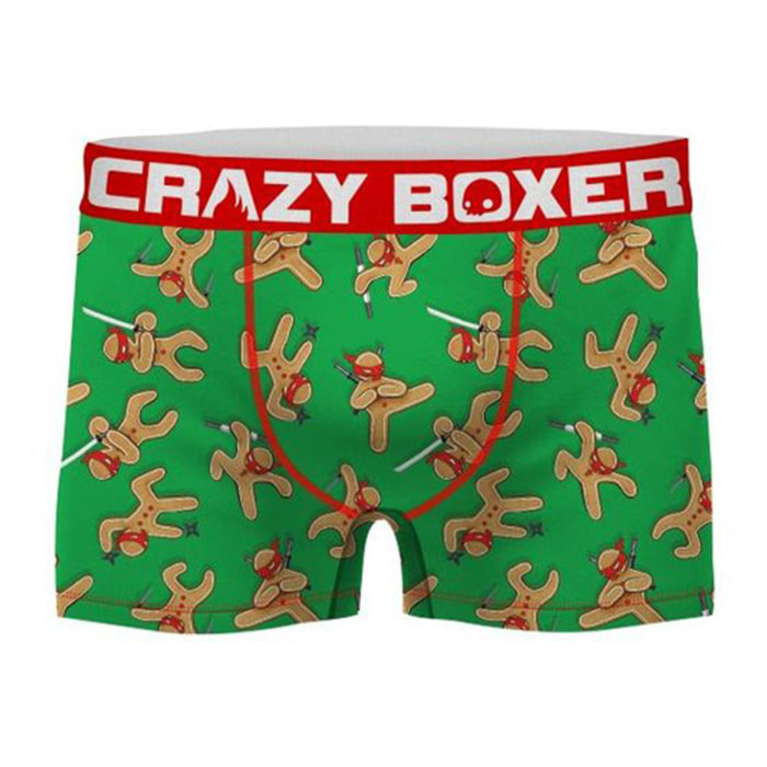 Pack 4 calzoncillos Crazy Boxer Fiesta para hombre