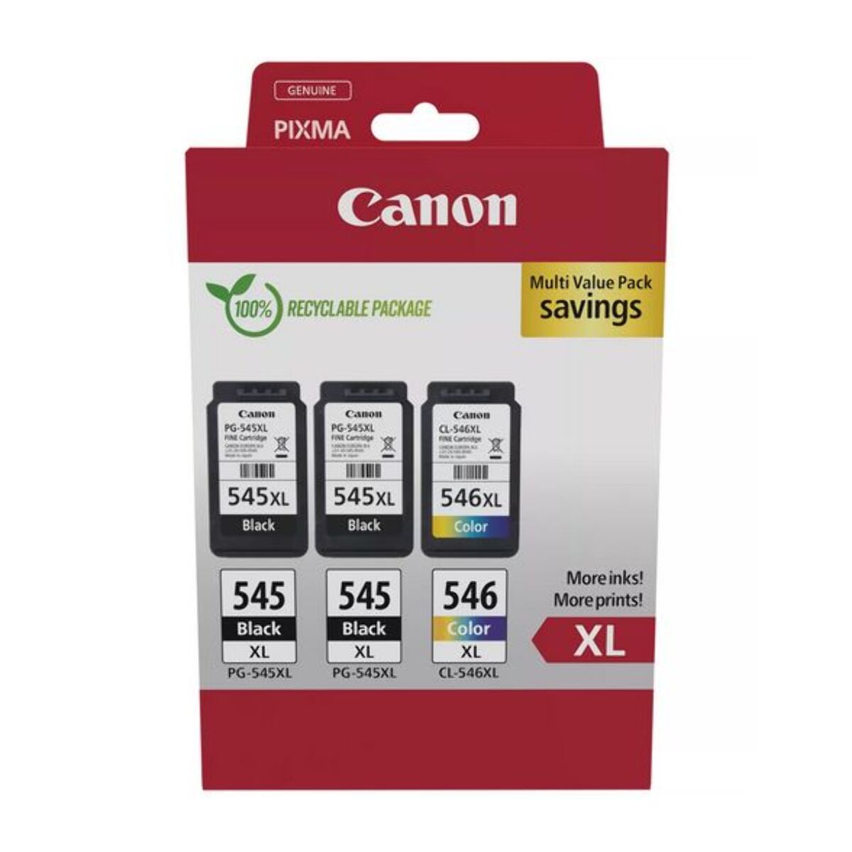 Cartouche d'encre CANON PG-545XL/CL-546XL PVP