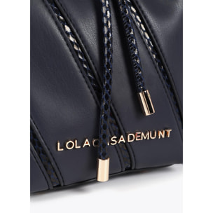 Tracolla con dettagli effetto serpente