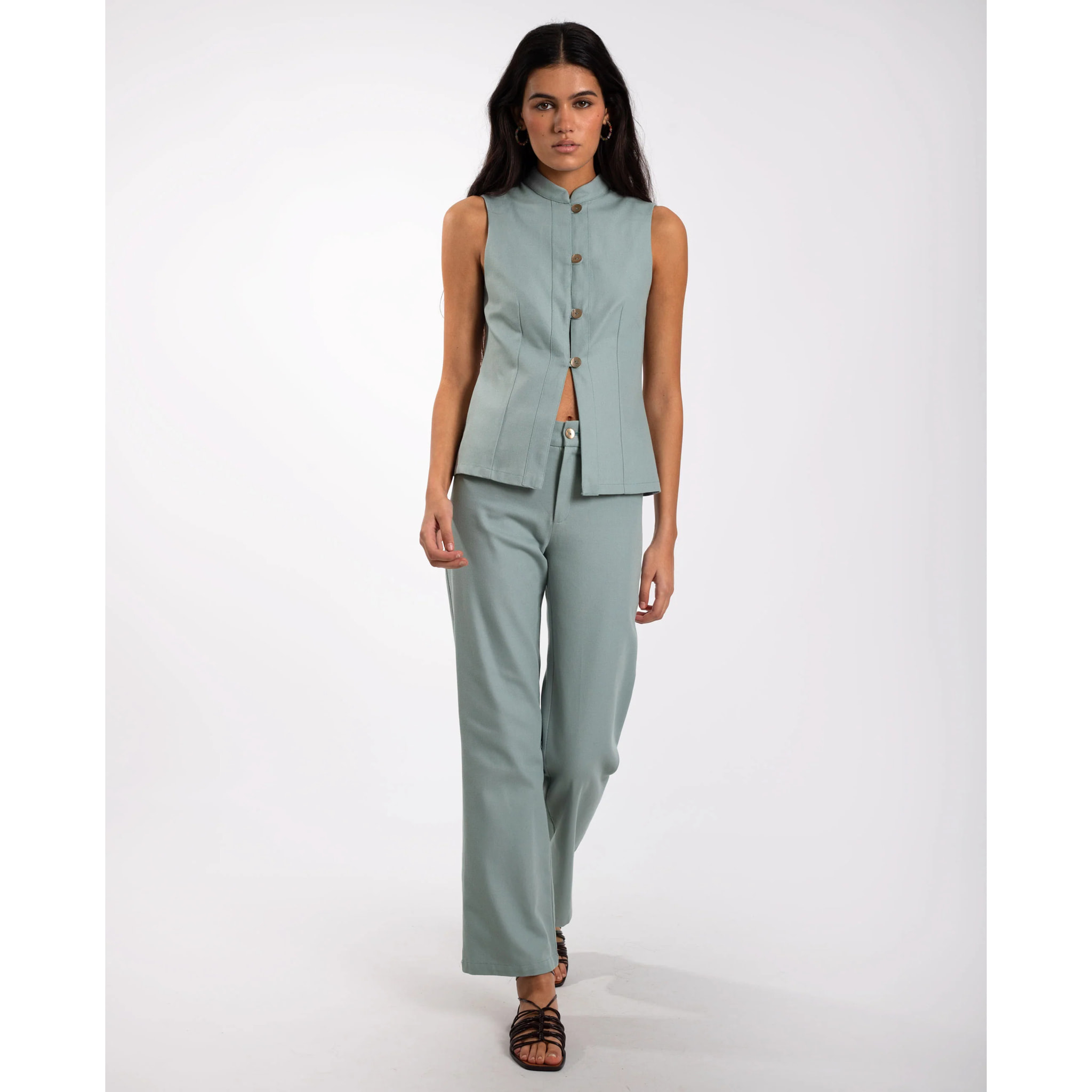 Pantalón recto de mujer