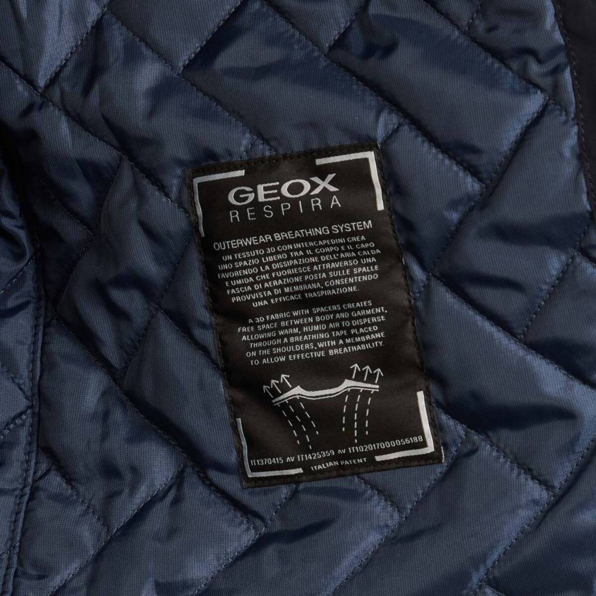 Abrigos Hombre de la marca GEOX  modelo M RENNY OUTER JKT AZUL