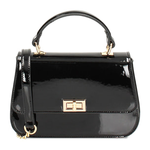 Minibag nera in vernice