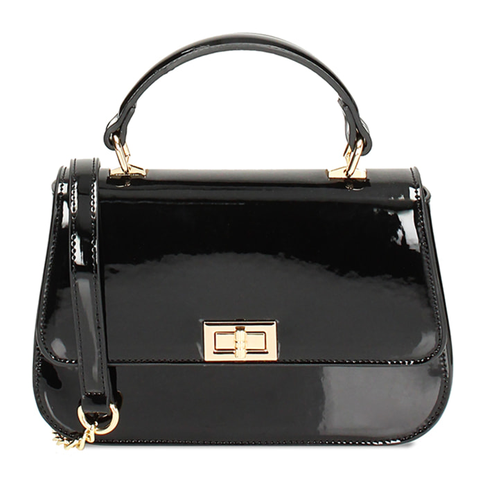 Minibag nera in vernice