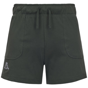 Kappa - Pantalones cortos Mujer Verde - Logo Caber