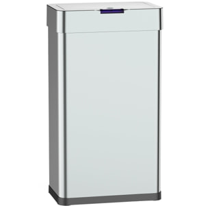 Poubelle automatique inox DAYTONA argent 90L