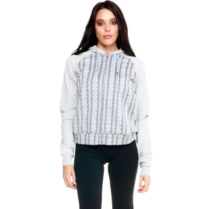Sudadera con capucha de mujer Leone con cremallera completa Greyss