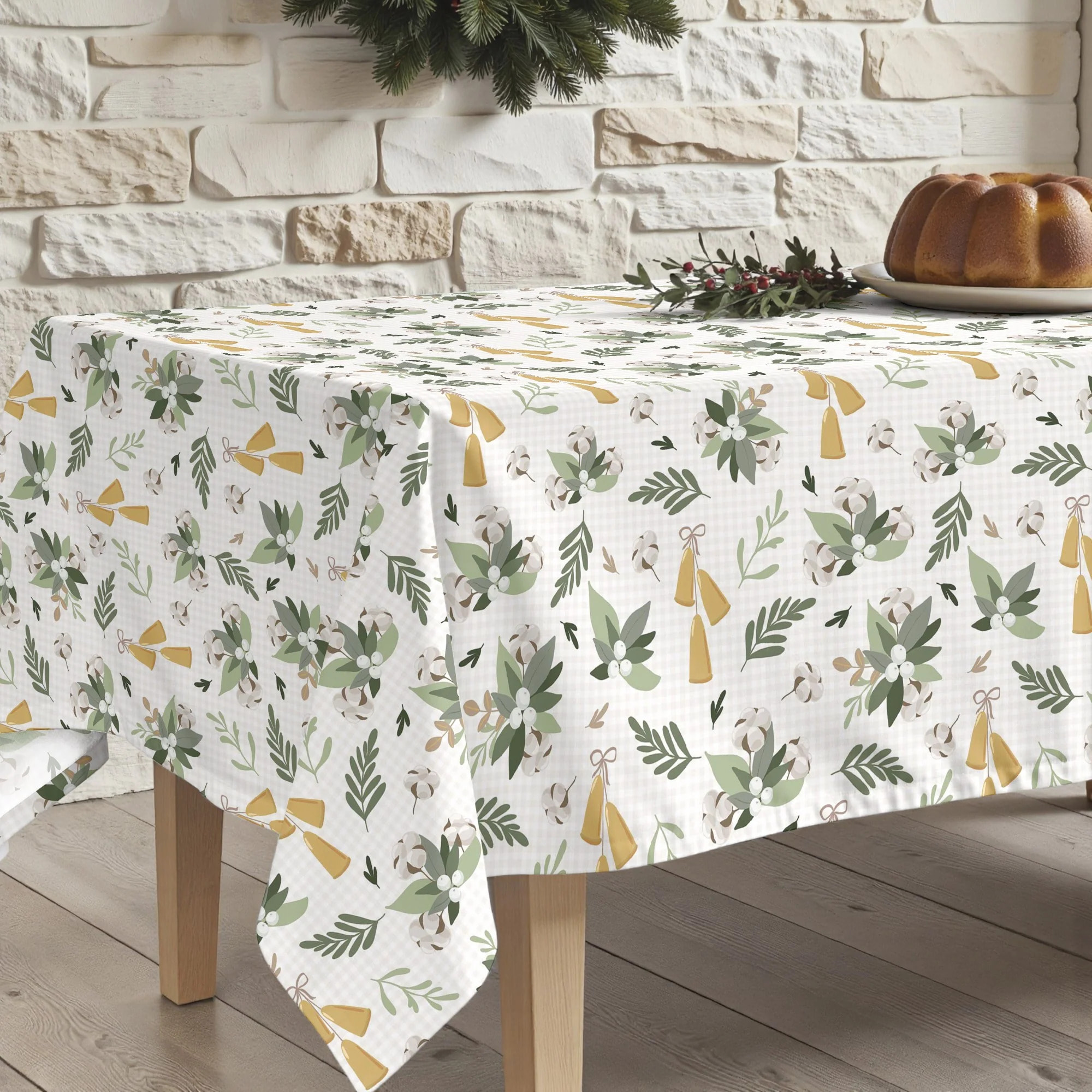 Nappe en résine Anti-tâches Merry Christmas 64