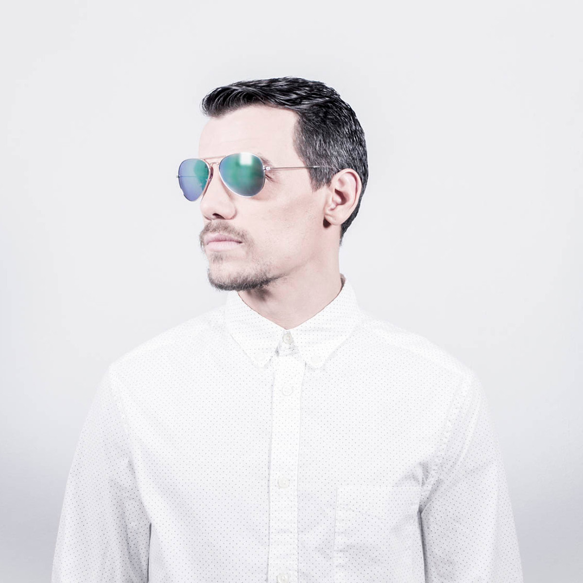 Gafas de sol PALO ALTO SAN DIEGO - Metal dorado / Revo verde