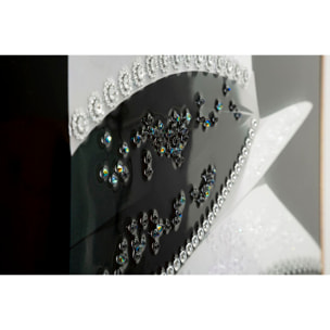 DIPINTO SU TELA LACCATO MARTY C/CORNICE -A- CM 62X4X92