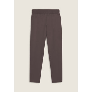 Pantaloni regular fit con gamba dritta e coulisse