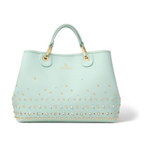 Borsa a mano  da donna In Poliestere e Poliuretano Prodotto artigianale 37x27,5x15 cm