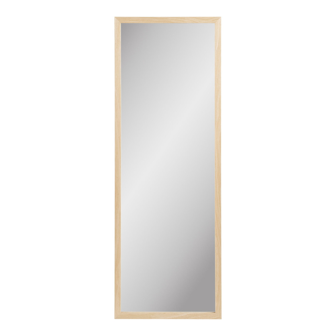 Specchio da parete Scottsdale con cornice in legno naturale 45x110 cm