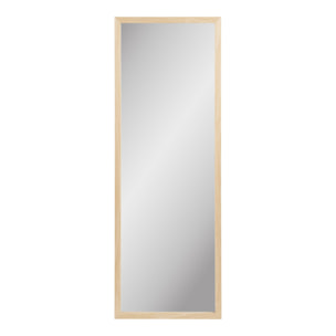 Specchio da parete Scottsdale con cornice in legno naturale 45x110 cm