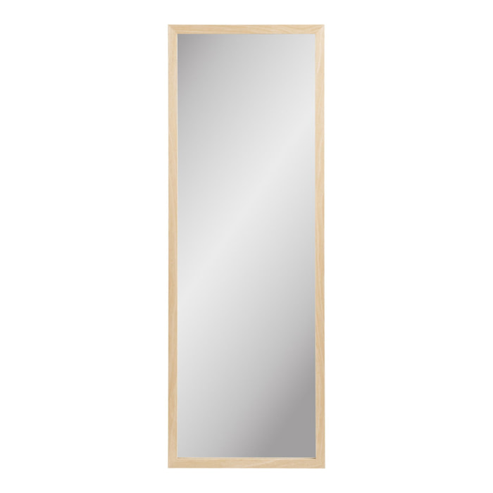 Specchio da parete Scottsdale con cornice in legno naturale 45x110 cm