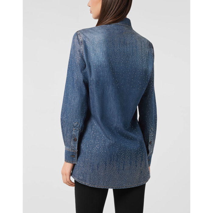 PHILIPP PLEIN Denim Shirt