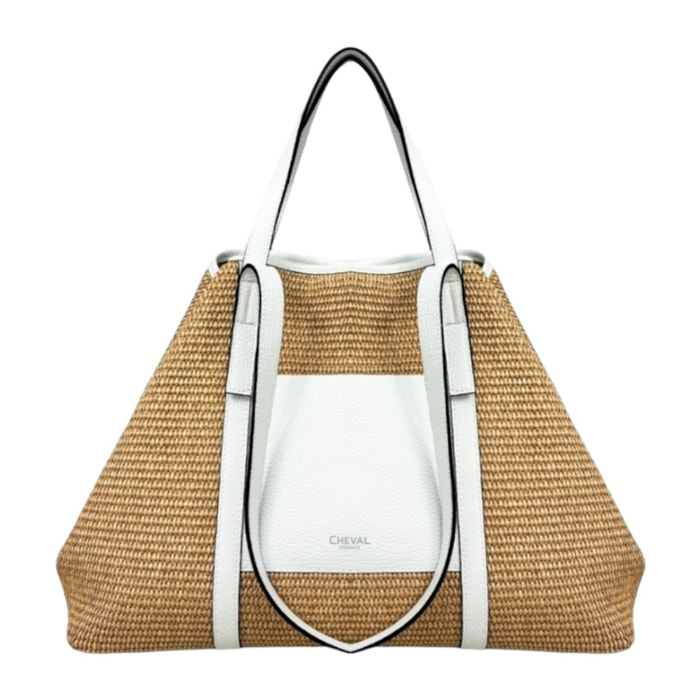 Borsa a spalla Cheval Firenze Formentera Bianco