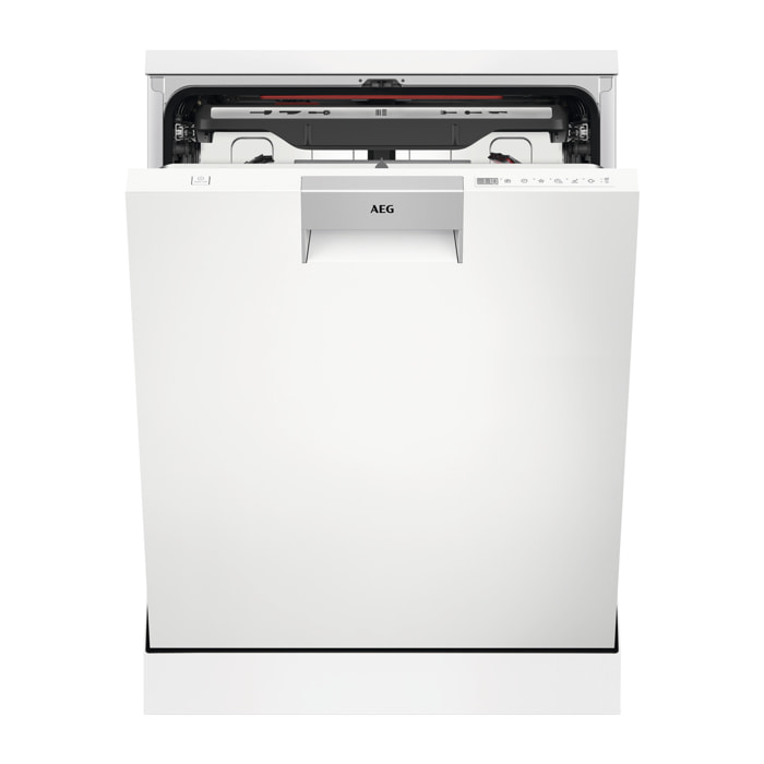 AEG Lavavajillas de 60 cm Serie 7000 GlassCare para 14 cubiertos FFB76717PW