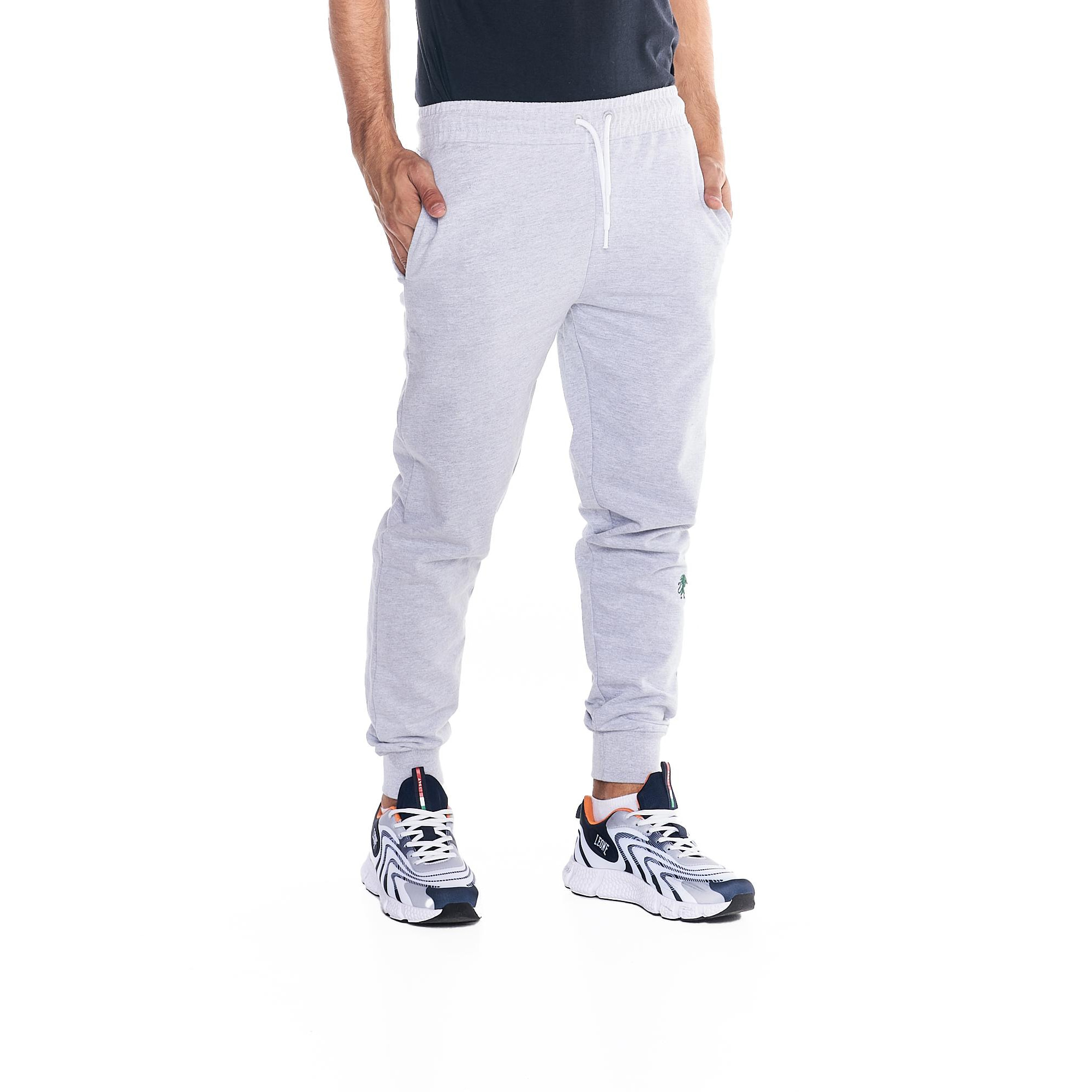 Lion Icon College Pantalones de chándal elásticos en los tobillos para hombre