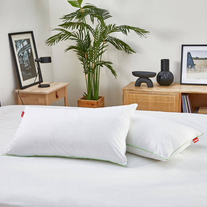 Almohada de plumón antiácaros | Firmeza Alta