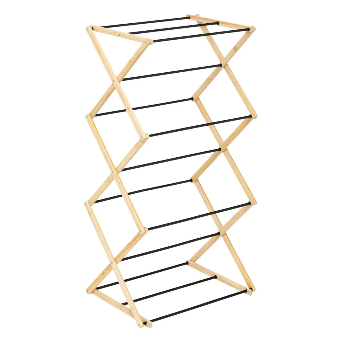 Étendoir à linge accordéon pliant 106x56cm