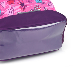 Mochila adaptable a carro Gabol STICKER con dibujos y resistente al agua