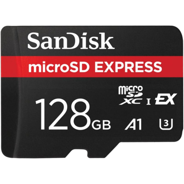 Carte Micro SD SANDISK 128Go Express