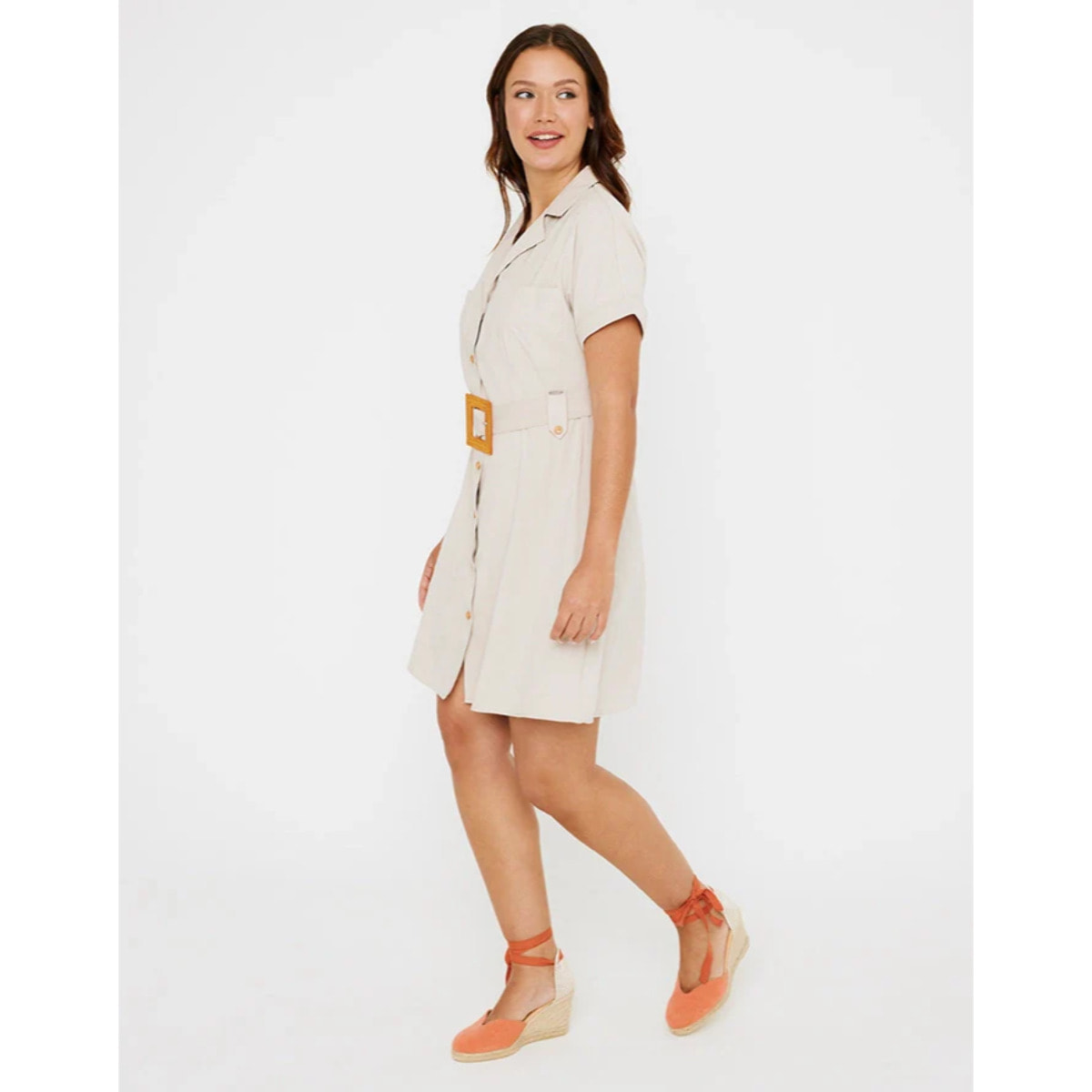 Vestido Corto Crema - Ilice