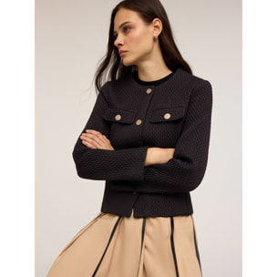 Motivi - Chaqueta de neopreno acolchada - Negro