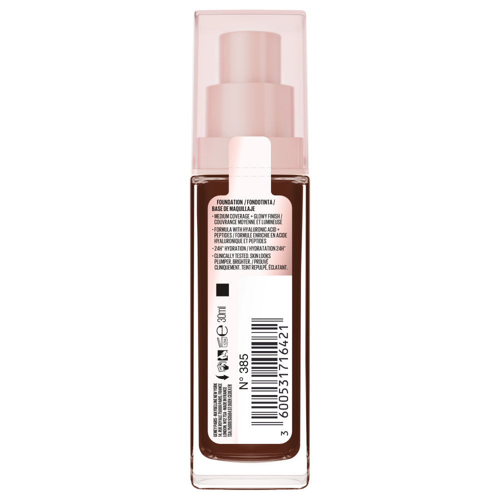 Maybelline New York Lifter Plump & Glow Foundation 385 30 ml