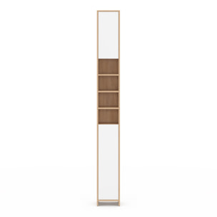 Colonne salle de bain Tom 2 portes 4 niches