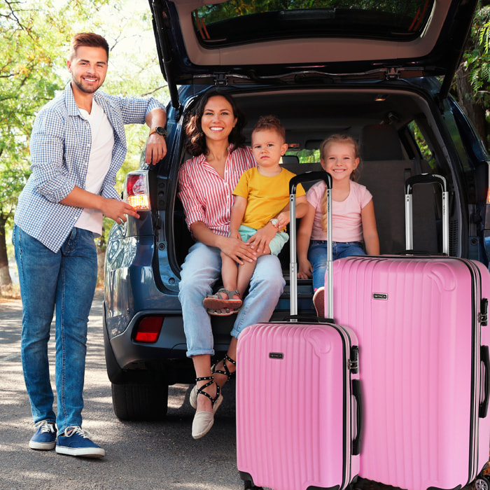 Maleta Itaca Sevron Rosa