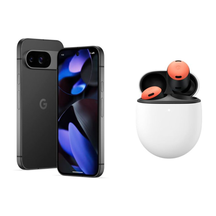 Smartphone GOOGLE Pack Pixel 9 + Pixel Buds Pro