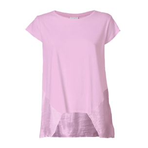 DEHA - T-shirt LINEN TRIMS T-SHIRT in cotone per donna